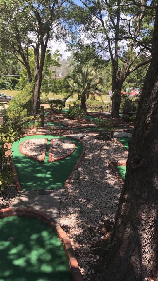 Inside Ocean Isle Mini Golf